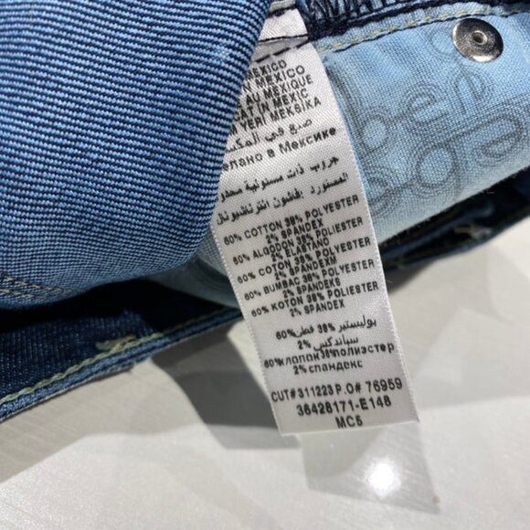 Bebe Premium Denim Jeans Flare Y2K - Size 29 - Picture 9 of 9